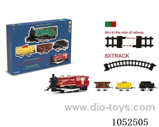 railroad train in window box
