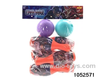 bowling ball in PP bag with header