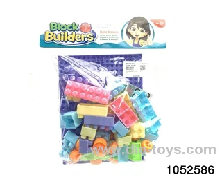 building blocks in PP bag with header