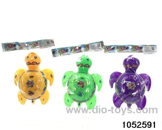 Flashing Turtle with Bell in opp bag