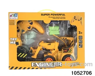 RC Engineering Vehicle in window box