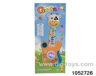 15 Keys Musical Light Guitar in color box