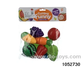 9pcs Fruit & Vegetables in PP bag with header