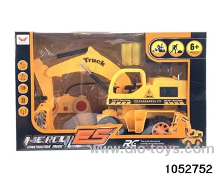 1:16 5 ch RC Excavator with 7 coloured lights in window box