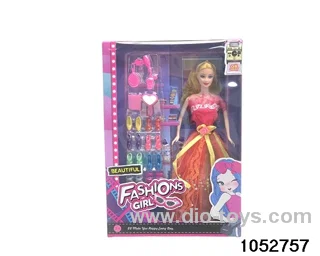 11 inch Barbie in window box