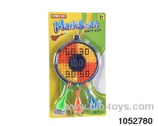 Dartboard with 3 darts in Blister card