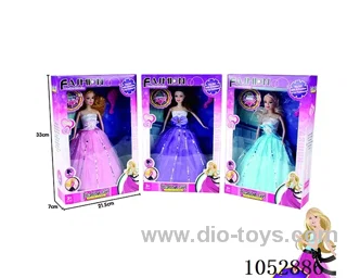 11 inch Barbie in window box