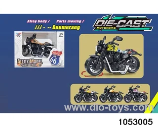 1:36 Echo Alloy Motorcycle in color box