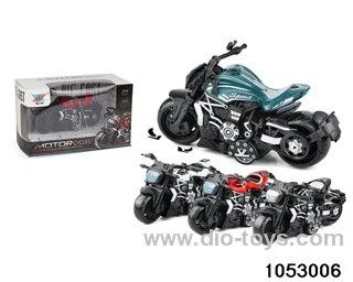 1:36 Echo Alloy Motorcycle in color box