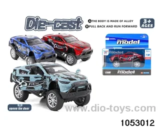1:32 Alloy Pull Back Car in color box