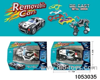Alloy Pull Back Car in window box