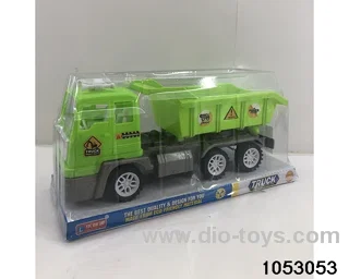 inertial dump truck in PVC cover