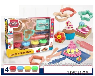 Colored clay toy set