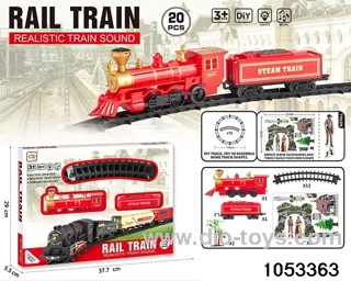 Electric Lighted Musical Train in window box
