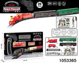 Electric Lighted Musical Train in window box