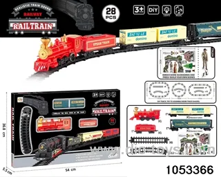Electric Lighted Musical Train in window box