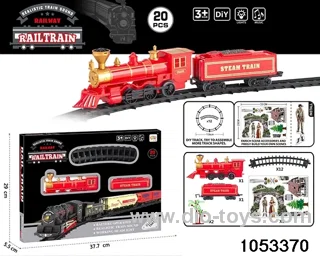 Electric Lighted Musical Train in window box