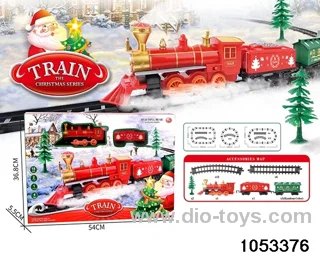 Electric Lighted Musical Train in window box