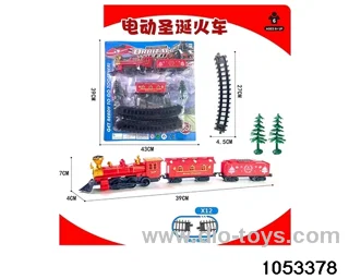 Electric Christmas Train in window box