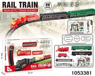 Electric Lighted Musical Train in window box