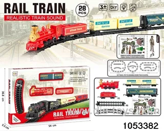 Electric Lighted Musical Train in window box