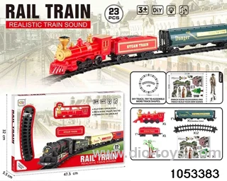 Electric Lighted Musical Train in window box