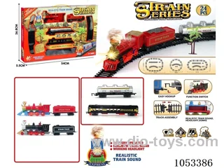 Electric Lighted Musical Train in window box