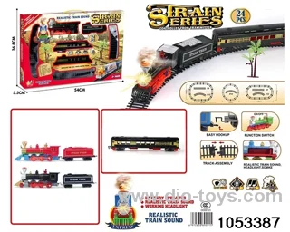 Electric Lighted Musical Train in window box