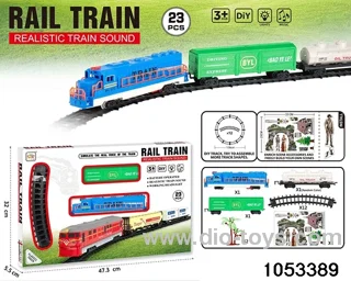 Electric Lighted Musical Train in window box