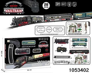 Electric Lighted Musical Train in window box