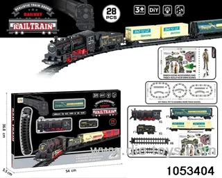 Electric Lighted Musical Train in window box