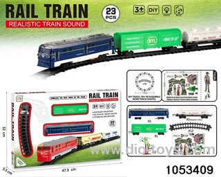 Electric Lighted Musical Train in window box