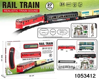 Electric Lighted Musical Train in window box