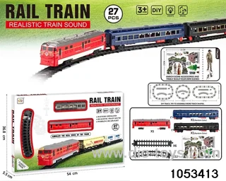 Electric Lighted Musical Train in window box