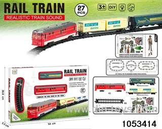 Electric Lighted Musical Train in window box