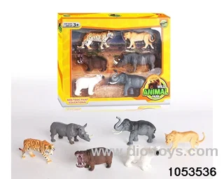 6pcs Animal Set in window box