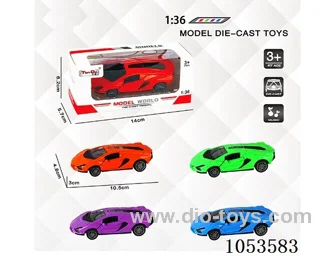 1：:36 Pull Back Alloy Car W L/M