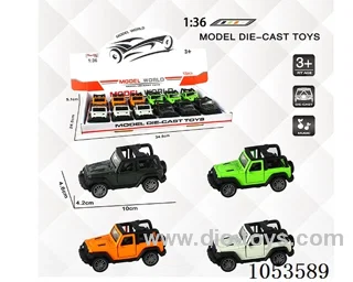 1：:36 Pull Back Alloy Car W L/M