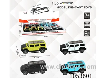 1：:36 Pull Back Alloy Car W L/M