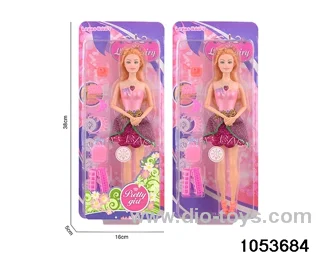 11 inch doll with light and music in clam shell