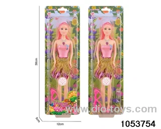 11 inch doll with light and music in clam shell