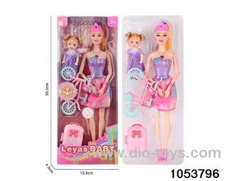 11 inch doll with light and music in window box