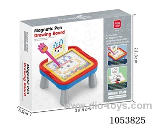 Magnetic drawing board game