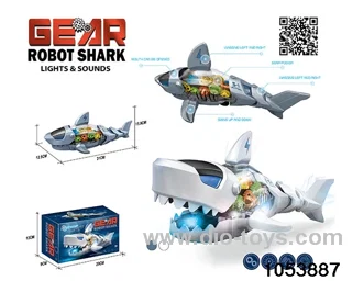 Electric Megalodon with lights and music in color box