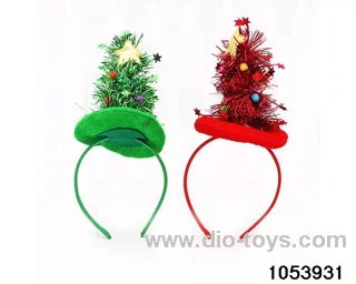 Christmas Hair Clip Headband in opp bag