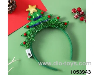 Christmas Hair Clip Headband（with light）in opp bag