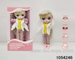 12 inch 11 jointed doll in window box