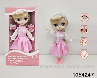 12 inch 11 jointed doll in window box