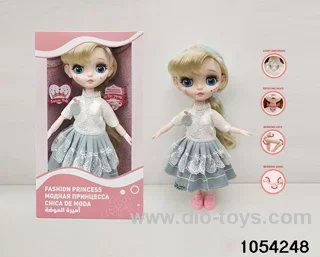 12 inch 11 jointed doll in window box