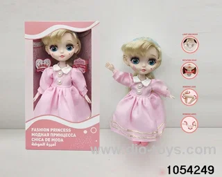 12 inch 11 jointed doll in window box